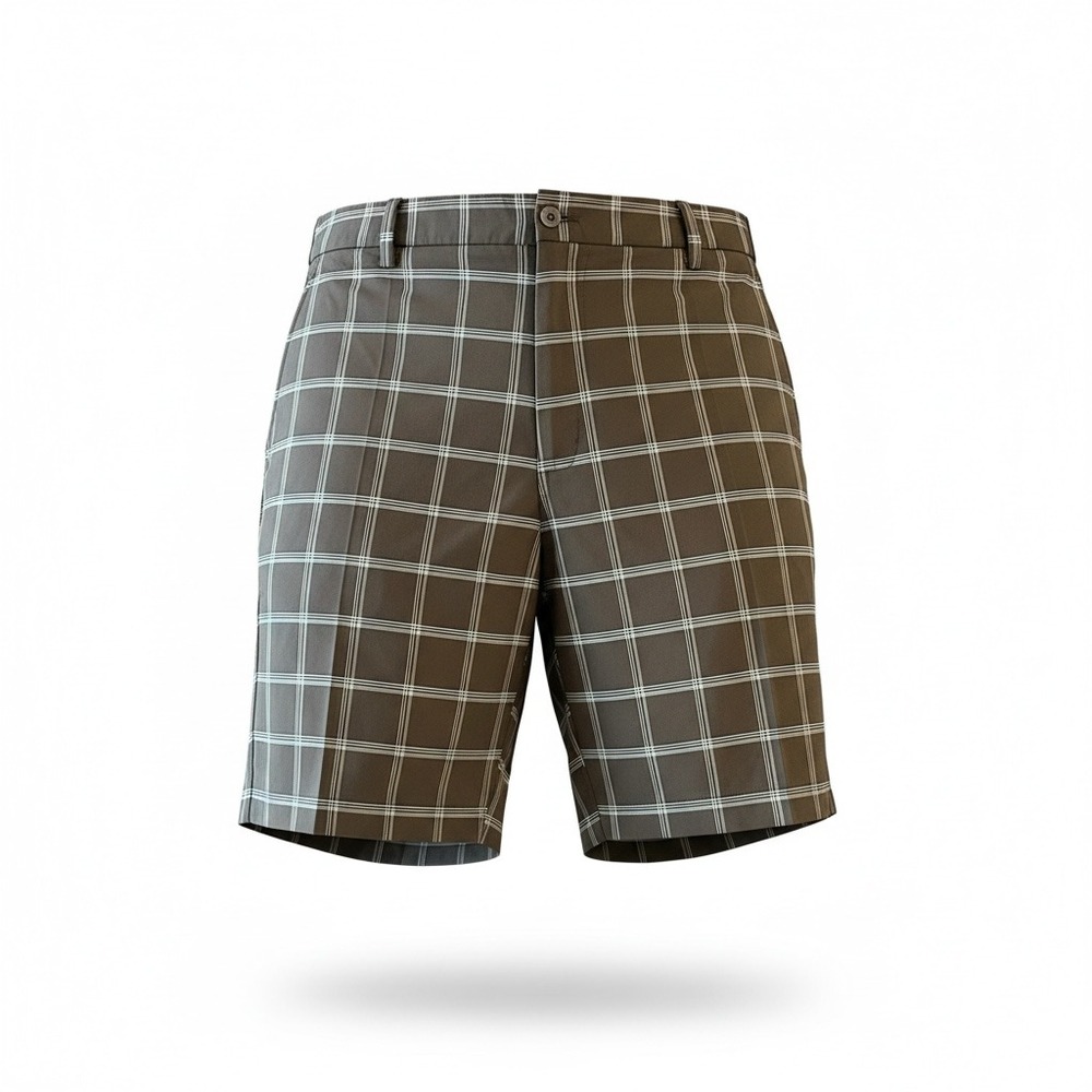 Nike GOLF Performance Shorts Mens 38 Brown 9"‎ Stretch